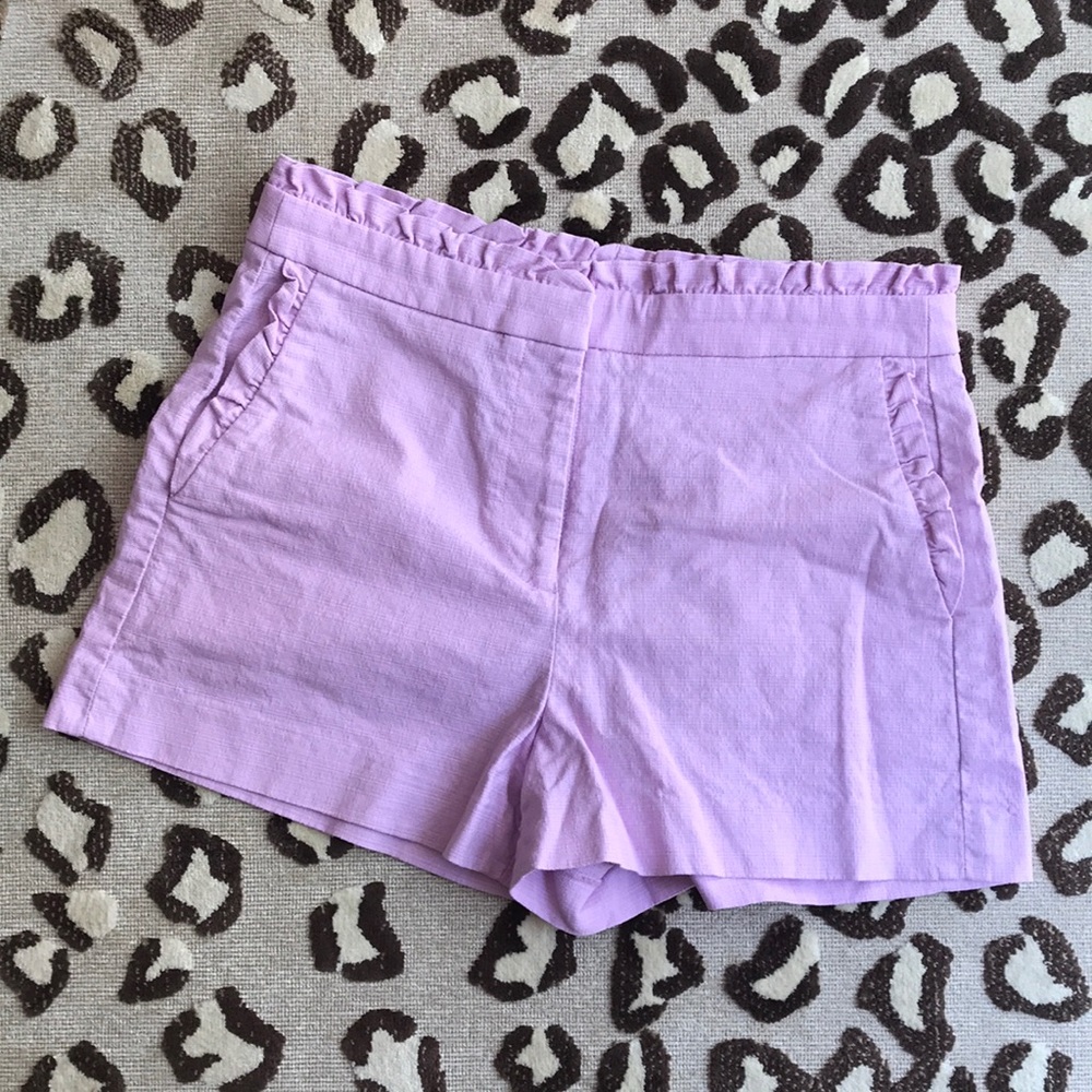 JCrew Ruffle Trim Shorts